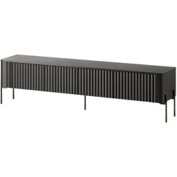 Szafka RTV czarna mat 190 cm Aria