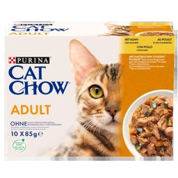 PURINA Cat Chow Adult Kurczak i cukinia Multipack