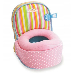 Pluszowa toaleta Nocnik dla lalek Manhattan Toy