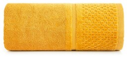 Ręcznik bawełniany 50x90 Ibiza musztardowy frotte 550g/m2