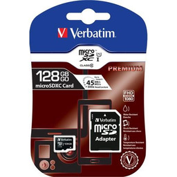 Karta pamięci MicroSDXC Verbatim 128GB Class 10 +