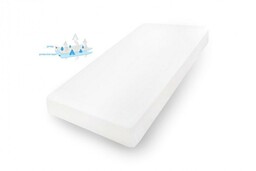 Babymatex Prześcieradło nieprzemakalne 60x120 01 białe jersey