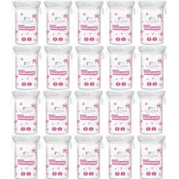 Bocioland Bawełniane Płatki Kosmetyczne Dla Niemowląt Duże 20x60szt