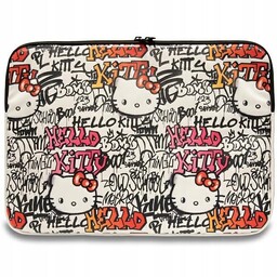 Pokrowiec na laptopa 14 Hello Kitty beżowy Zip