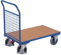 Wózek magazynowy, 1 burta z siatki