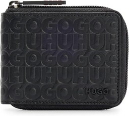 HUGO - Ethon Hi_M_Ziparound, Zip_Around_Wallet Mężczyzna, Black,