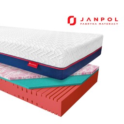 JANPOL POLA - materac piankowy, Rozmiar - 80x190,