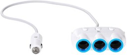 HOCO samochodowy rozdzielacz gniazda zapalniczki 3w1 kabel C1