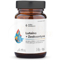 Luteina + Zeaksantyna + Witamina A, Aura Herbals,
