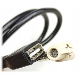 Złącze Fakra Hsd 90° male waterblue gniazdo Usb