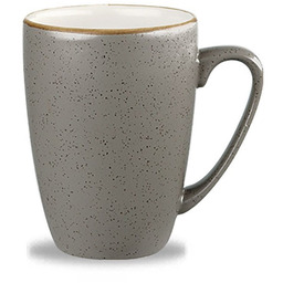 Kubek 340 ml Stonecast Peppercorn Grey porcelana szara