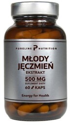 Młody zielony jęczmień ekstrakt 500mg - Pureline Nutrition,