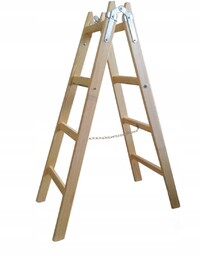 Drewniana Drabina Rozstawna 2x4 Szczebli Producent