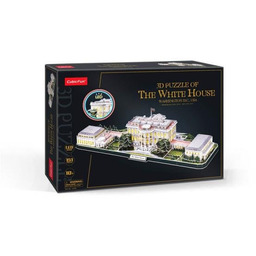 Puzzle 3D LED Biały dom L529H (306-L529H)