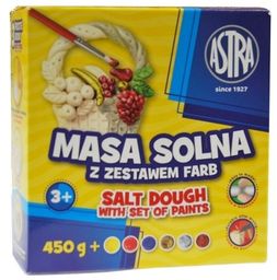 Masa solna ASTRA 450g + zestaw 6 farb