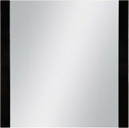 Lustro łazienkowe czarne 80x80 cm FOKUS NEW