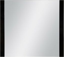 Lustro łazienkowe czarne 90x80 cm FOKUS NEW