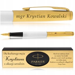 PIÓRO WIECZNE PARKER JOTTER BIAŁE + PUDEŁKO