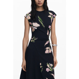 DŁUGA CZARNA SUKIENKA DAMSKA DESIGUAL