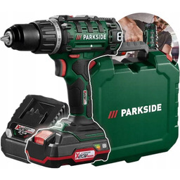 Parkside Akumulatorowa Wiertarko-Wkrętarka Pabs 20-Li z Aku Ład