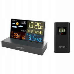 Stacja pogody Raven ESPOG10 Budzik Barometr Prognozowanie Bezprzewodowy