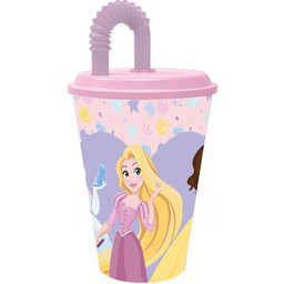 Tataway Disney Różowo-liliowy kubek dla dziewczynek w plastikowym