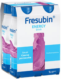Fresubin Energy Drink, preparat odżywczy, smak czarna porzeczka,
