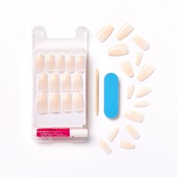 KISS Salon Sztuczne Paznokcie Acrylic French Nude -