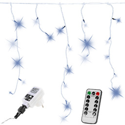 LAMPKI ZWISAJĄCE NA ZEWNĄTRZ KURTYNA ŚWIETLNA 400 LED