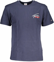 NIEBIESKI T-SHIRT MĘSKI Z KRÓTKIM RĘKAWEM TOMMY HILFIGER