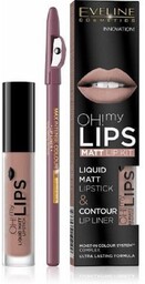 EVELINE_Oh My Lips Liquid Matt Lipstick&Contour Lip Liner