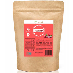 GALARETKA BEZ CUKRU 210g NISKOKALORYCZNA MALINOWA SANSEI -