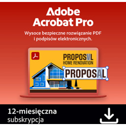 Kod aktywacyjny ADOBE Program Acrobat Pro 12 miesięcy