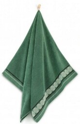 Zwoltex Ręcznik Rondo 2 70x140 zielony 8672 450g/m2