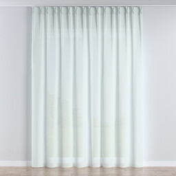Firana na haczykach flex podwójnych, prześwitujący, pastelowa mięta,