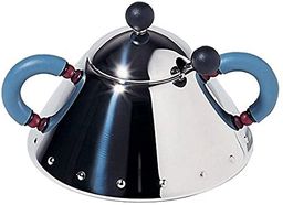 Alessi 9097 cukiernica i łyżka ze stali nierdzewnej,