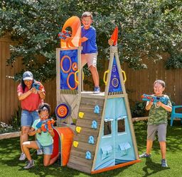 Drewniany plac zabaw Forteca Nerf Scout Defense Post