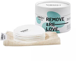 Veoli Botanica Remove And Relove Wielorazowe bambusowe płatki