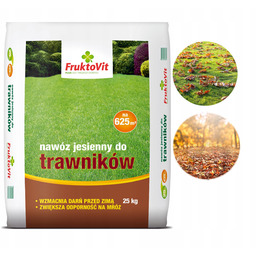 Nawóz jesienny do trawników FruktoVit Plus 25kg