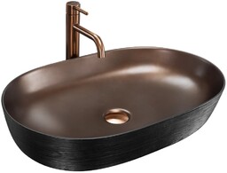 Rea Cleo 61 Umywalka nablatowa Copper Brush /