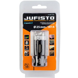 Otwornica z nasypem diamentowym 25 mm M14 diament