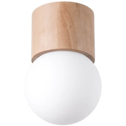 Sollux Sufitowa lampa kulista Boomo SL.1190 ball drewniana