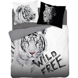 Pościel bawełniana z nadrukiem tygrysa SJE-041