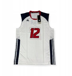 Koszulka bokserka męska USA Adidas Volleyball L