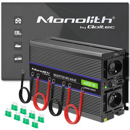 Qoltec Monolith 4000 MS Wave 12V na 230V