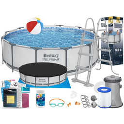 Basen Bestway 366x100 Ogrodowy Stelażowy 56418 15w1