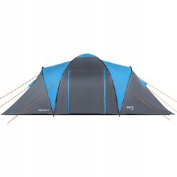Namiot turystyczny kempingowy niebiesko-szary NC6431 Highland IV Nils