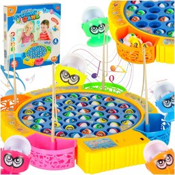 Gra Łowienie Rybek Zręcznościowa Rodzinna 45 Rybek Wędki