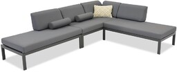 Zestaw mebli ogrodowych Adrano 2w1 Garden Point antracyt