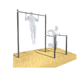 Drążek ogrodowy do podciągania z poręczami OCYNK Street